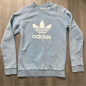 Blue Adidas Originals Crewneck Sweatshirt